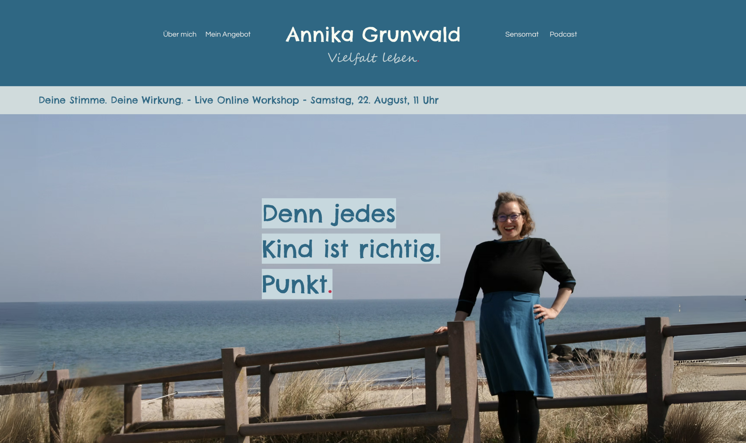 Startseitenansicht von Annika Grunwald